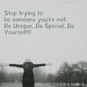 Be unique be special good morning quote