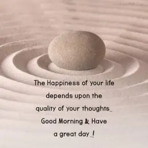 Good morning quote about positive thinking