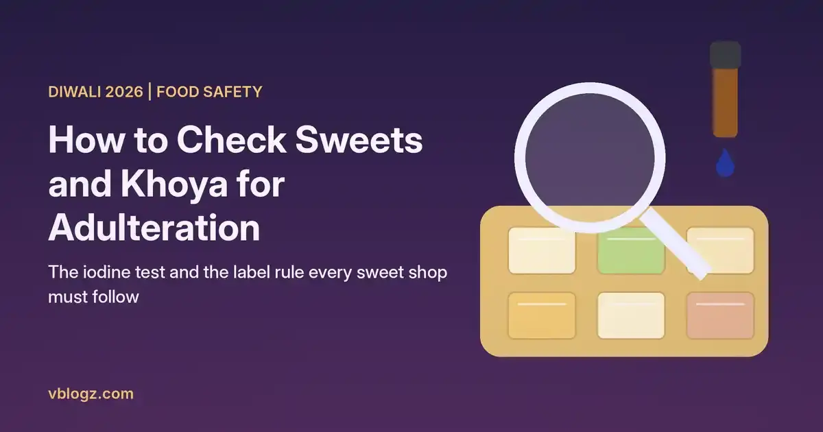 How to Check Sweets and Khoya for Adulteration Before Diwali