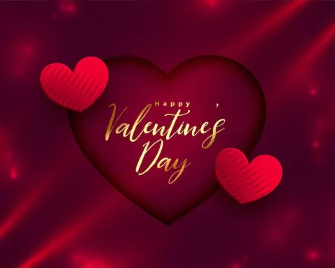 Valentine's Day image for a new relationship